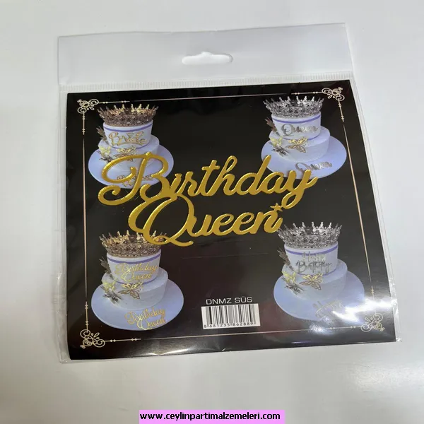 Birthday Oueen Pasta Süsü